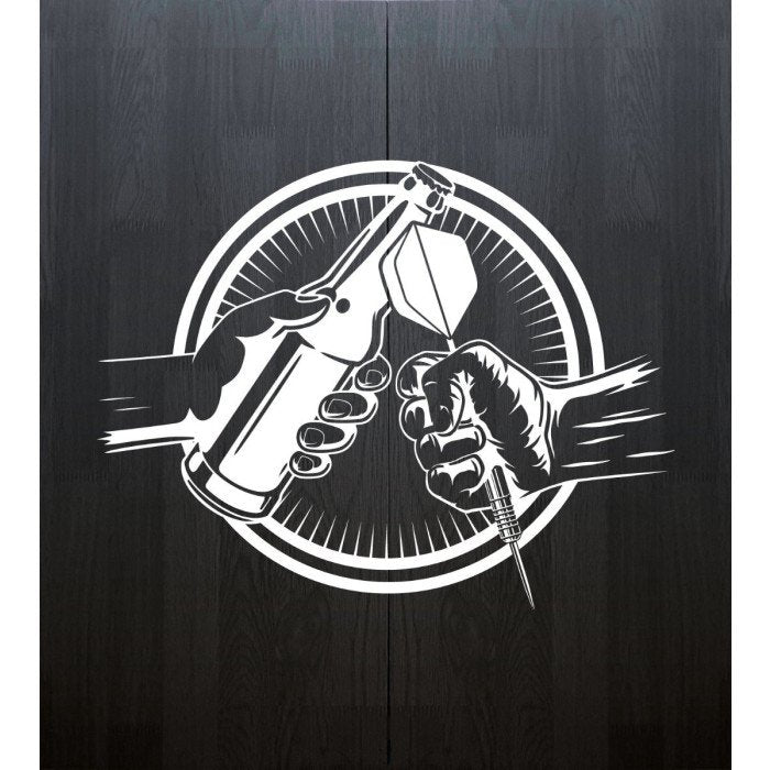 Bull's Beer and Darts Classic Cabinet Wood
