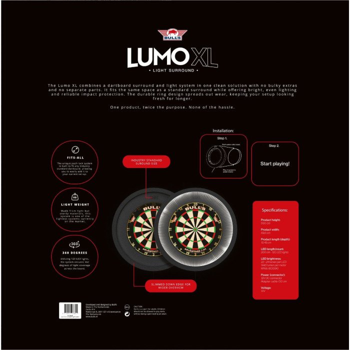 Bull's Lumo XL Dart Surround Light System