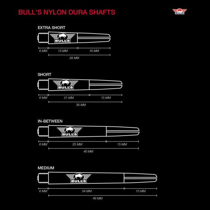 Bull's Nylon Dura Shafts in Between