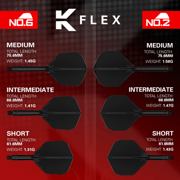Target K-Flex Flight System No.6 Red
