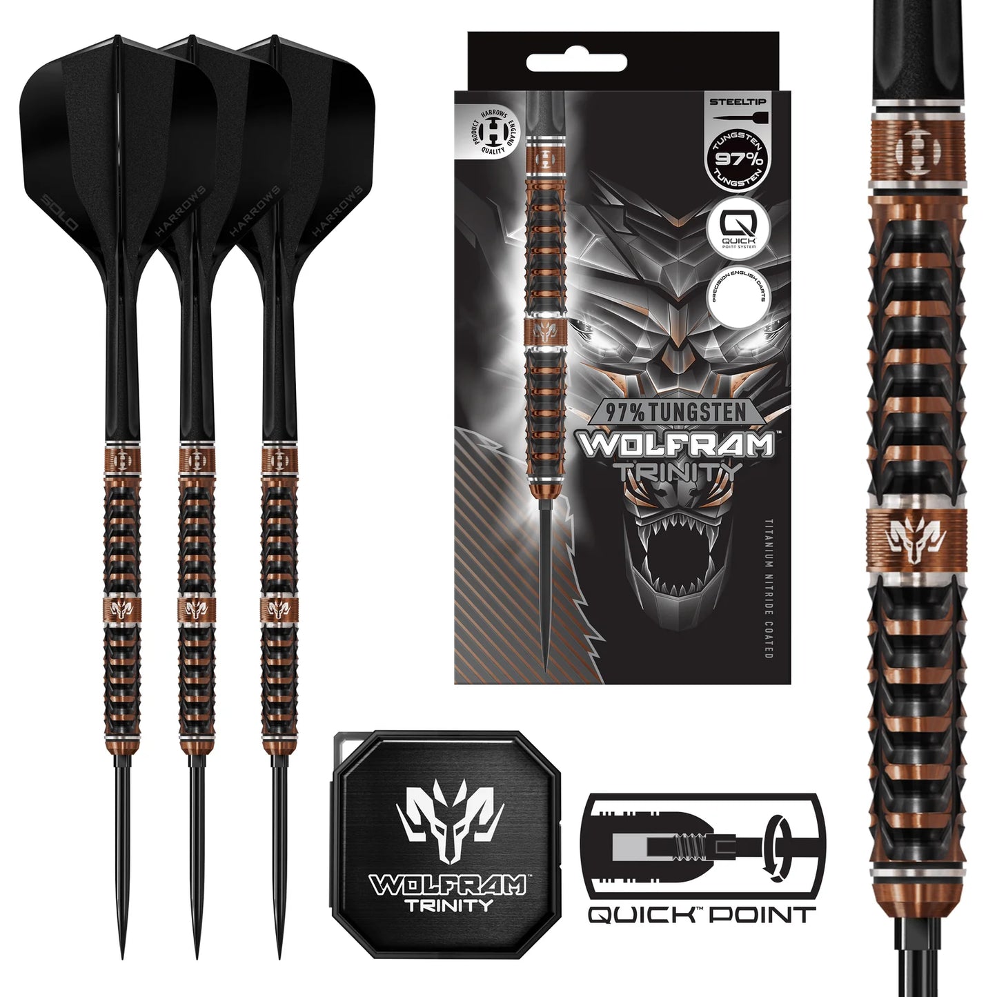 Harrows Wolfram Trinity Quick Point 97%