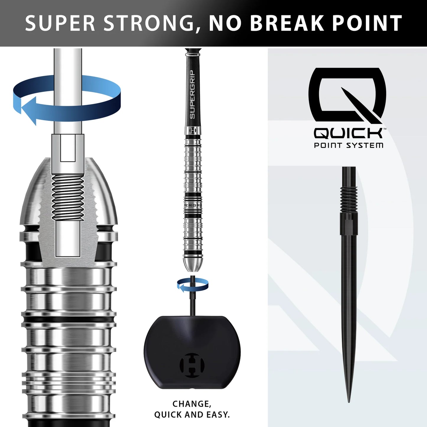 Harrows Supergrip Quick Point 90%