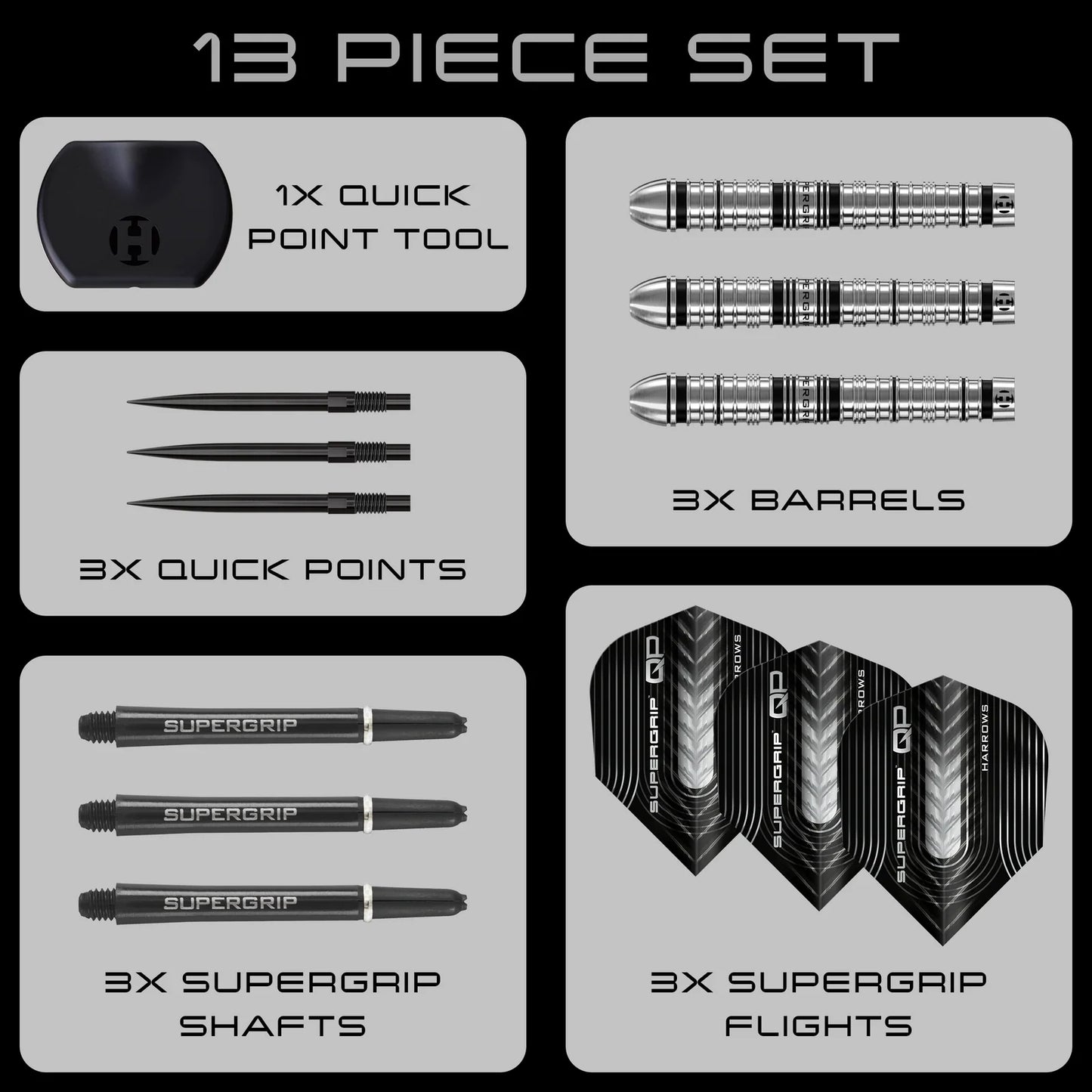 Harrows Supergrip Quick Point 90%