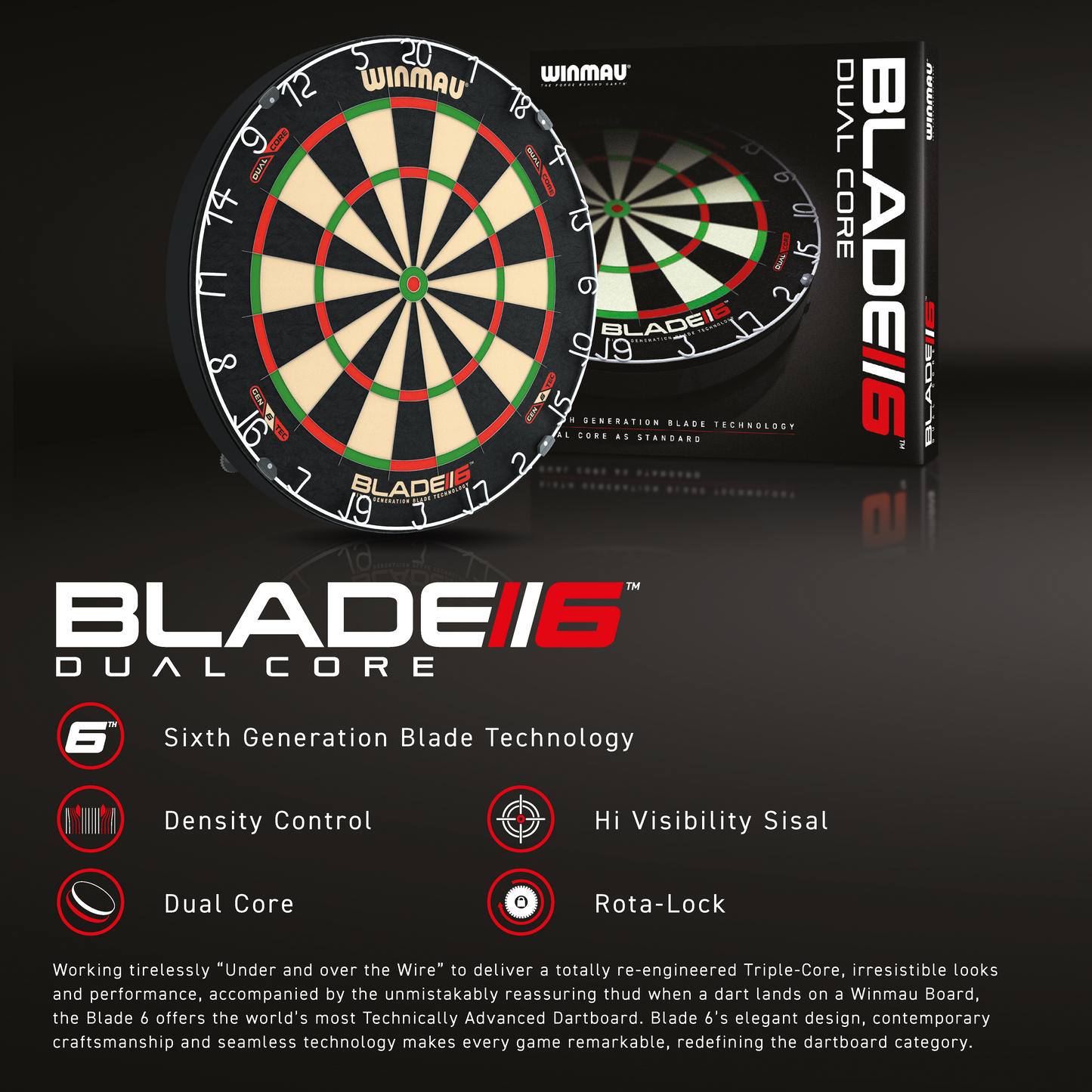 Winmau Blade 6 - Dual core