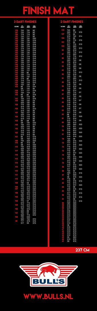 Bull´s Carpet Finishmat + Oche | 300x90 cm