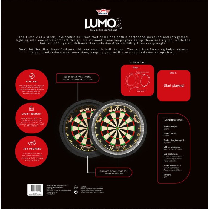 Bull's Lumo 2 Dart Surround Light System